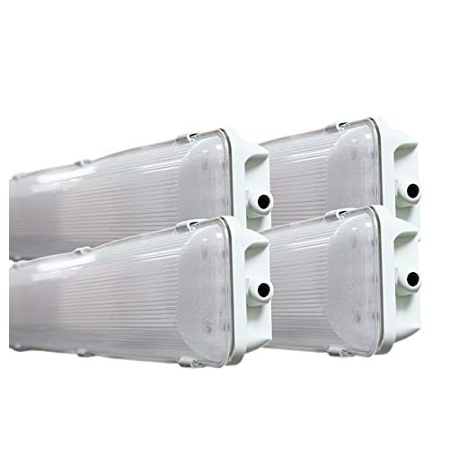 Best ligts to make jellyfish umbrella Orilis 2 FT LED Vapor Tight Lights (4-Pack)