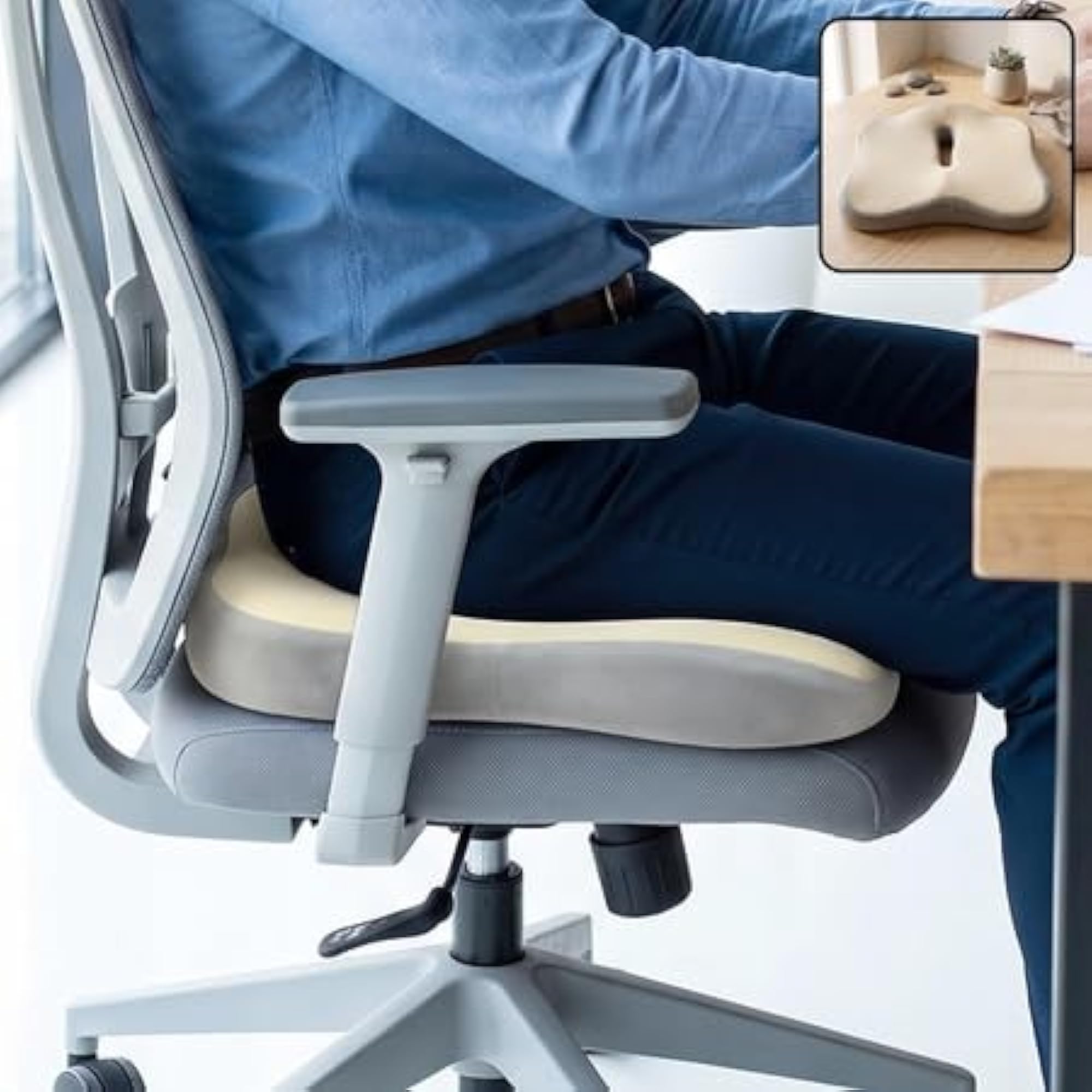 Memory Foam Ergonomic Seat Cushion