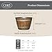 Classic Home and Garden Outdoor Round Whiskey Resin Flower Pot Barrel Planter, Distressed Oak Brown, 15