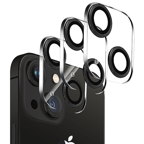 Dengduoduo 3 Pack Tempered Glass Camera Lens Protector for iPhone 14 6.1