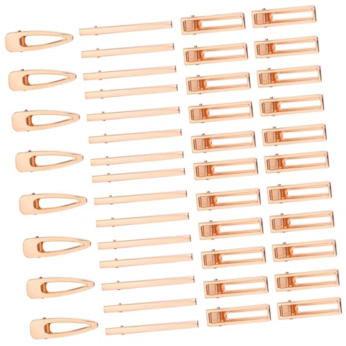 Pinces à cheveux métalliques DIY résistantes et légères 8 cm