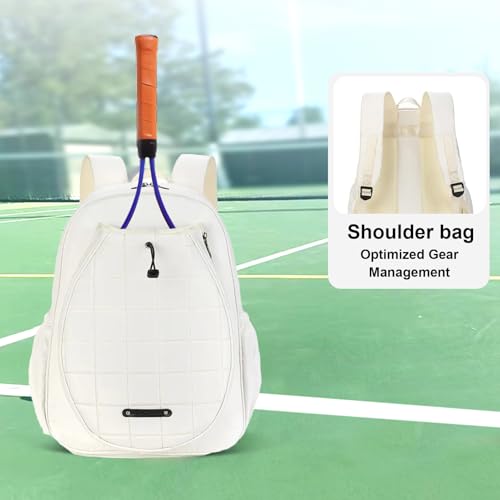 Mochilas de tenis y bádminton unisex con amplio espacio interior regulable 3