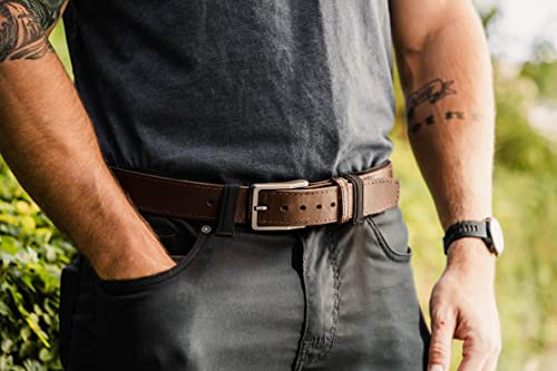 Magpul Tejas Gun El Delgado Concealed Carry Ccw Belt For Men Made Of Bullhide Leather And Reinforced Polymer, Chocolate, 38 #TOP6