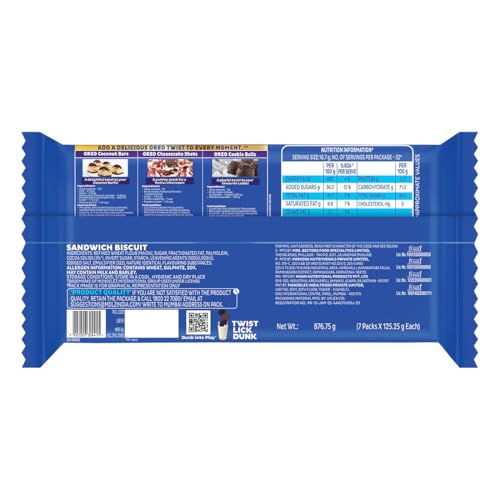 Image of Cadbury Oreo Choco Creme Flavour Cream Sandwich Biscuit, 876.75 g (Pack of 2)