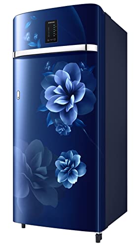 Image of Samsung 215L 3 Star Inverter Direct-Cool Single Door Digi-Touch Refrigerator Appliance (RR23C2E23CU /HL,Camellia Blue)