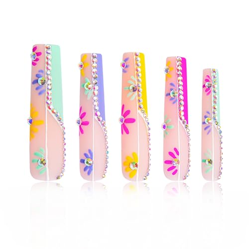 LOVFUL Press on Nails Wild Blooming | Handmade with Full