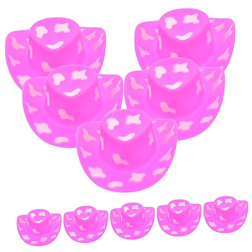 ibasenice 10piezas Sombreros Miniatura para Muñecas De Accesorios De Fiesta Diseño Lindo y Divertido Decoración para Casa De Muñecas