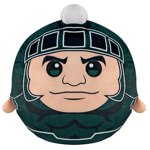 Sleep Squad Michigan State Spartans Sparty 12" Mascot Kiri Cloud Plushie - Official Collegiate Plush