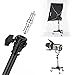 AMBITFUL Mobile Light Stand, 36-57 inch Folding Bracket Light Stand Photography, Compatible for Studio Fash LED Lights, Studio LED Light, Studio Strobe Light (1 Pack)