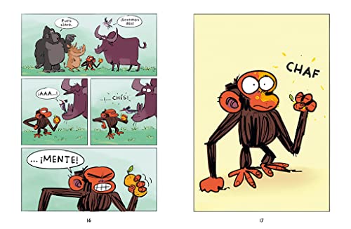 Grunon recien exprimido / Grumpy Monkey. Freshly Squeezed: A Graphic Novel Chapter Book (Grunon) (Spanish Edition) - Image 3