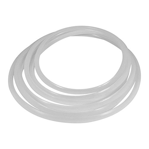 Fdit Replacement Clear Silicone Gasket Sealing Ring for Home Pressure Cooker Kitchen ToolDiameter 1260inch