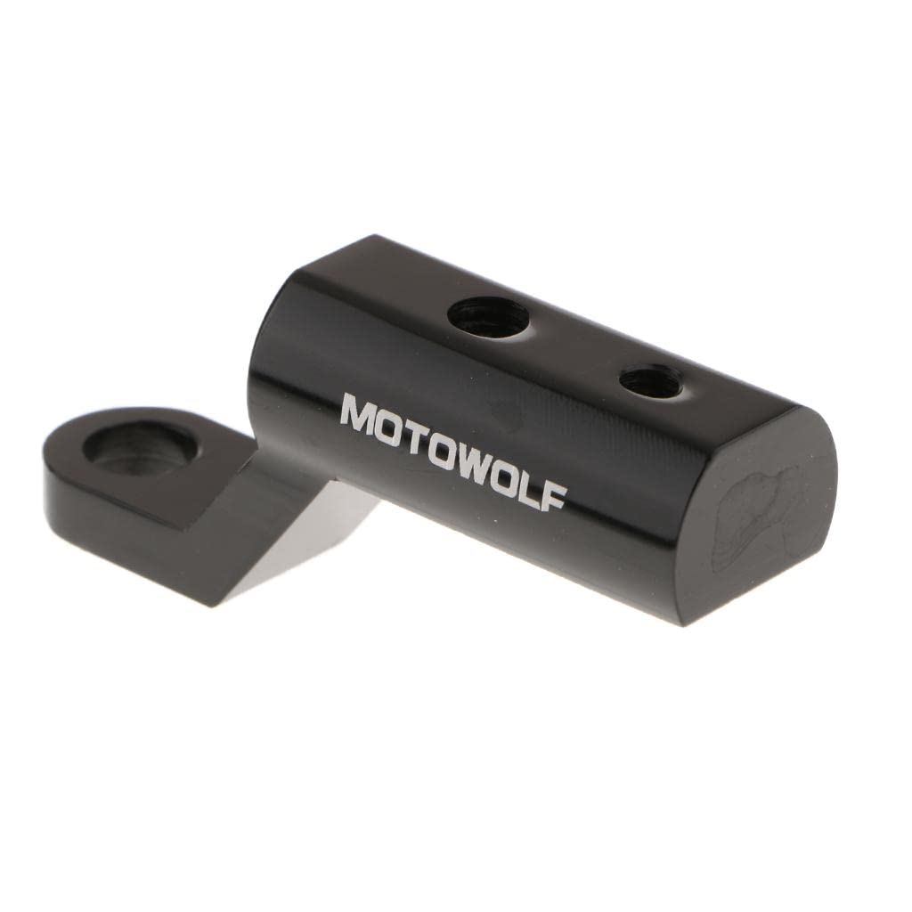 Motowolf Motorcycle Rearview Mirror Expander Bracket Adapter Holder Mount Black|Motors | Parts & Accessories |1 Piece Rearview Mirror Extension Bracket.-image-4