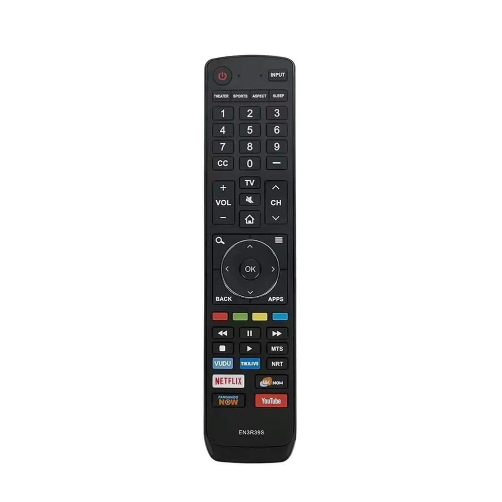 Télécommande de remplacement EN3R39S pour TV LED 4K compatible Hisense - 7