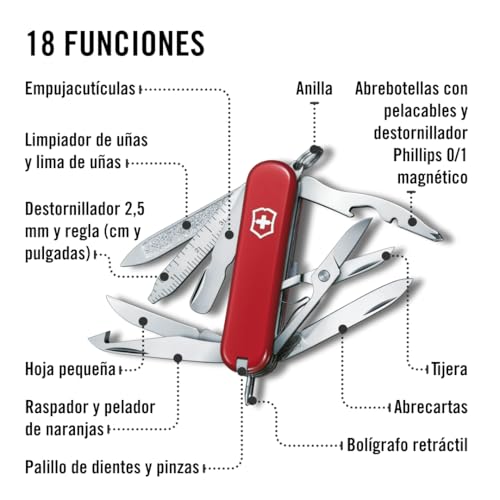 Miniatura 4 de Victorinox Minichamp Navaja Multiusos, Rojo