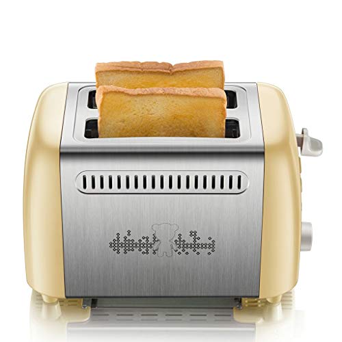 JDKC- Toaster 4 Scheiben, 6 Variable Bräunungen/High-Lift/Automatische Breite Schlitze, Abtauen/Aufwärmen/Bagel… – Bild 3