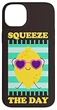 Squeeze The Day Funny Fruit Cute Kawaii Lemon Pun