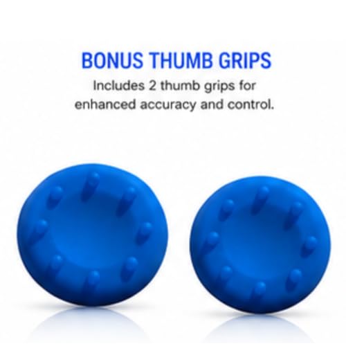 Image of TMG X Series X /S Controller Skin,Anti-Slip Protector Set Compatible with Xbox Series X /S Controller-Silicone Cover with 2 Thumb Grips Caps (Blue)