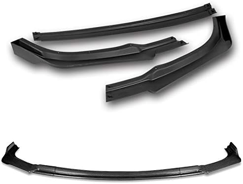 HYPERSPEED Front Bumper Spoiler Lip 3PCS MP-Style ABS Compatible with 2011 2012 2013 2014 2015 Toyota Sienna, Car Exterior Accessories Automotive Air Chin Body Kit (Painted White)