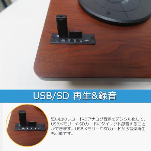 D&L SOUL レコードプレーヤー 636DP-88 の商品画像 3