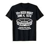 Cleveland Baseball Shirt Retro 10 Cent Beer Night T-Shirt