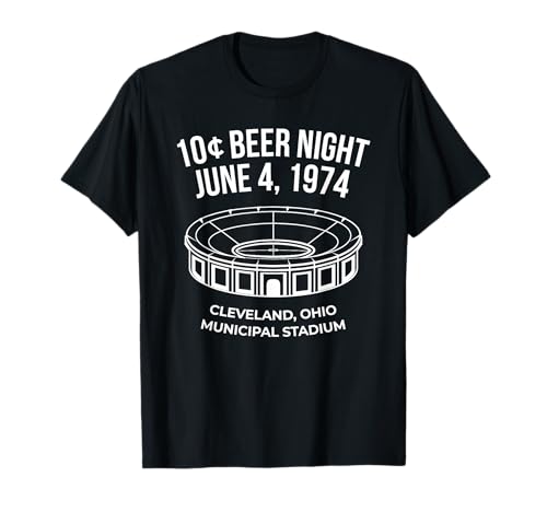 Cleveland Baseball Shirt Retro 10 Cent Beer Night T-Shirt