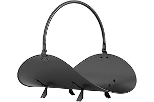 Black Firewood Holder, Indoor Outdoor Log Rack for Fireplace Hearth Fire