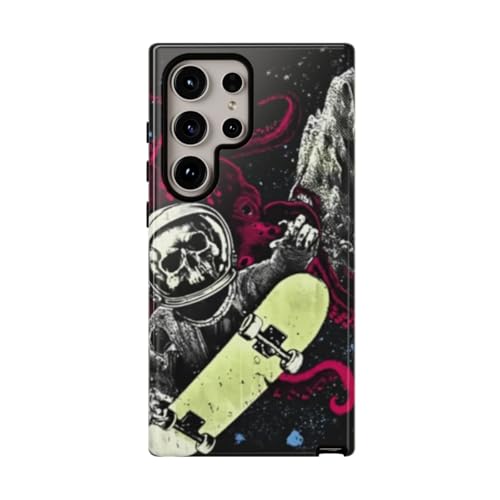 Coque Samsung S24 Ultra astronaute skate pour style urbain