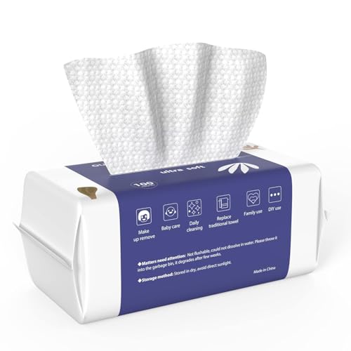 Toallitas desechables 100% biodegradables para pieles sensibles