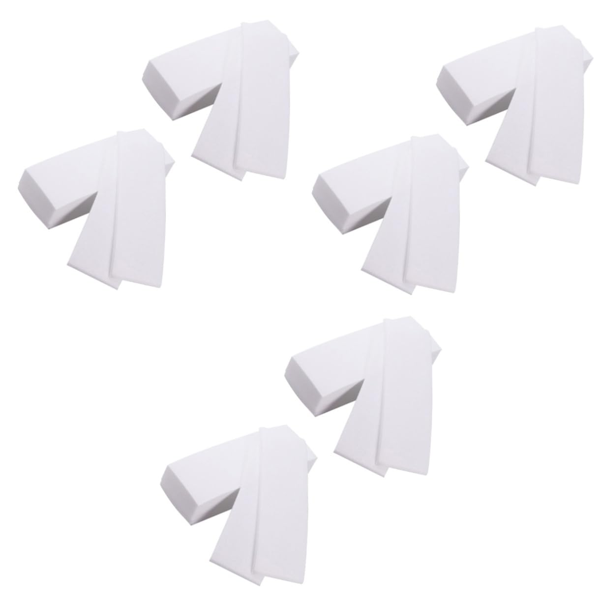 FOMIYES 3sets Professional Hair Removal Wax Sheets Non-woven Depilatory Paper Strips for Body and Facial 2packs*3