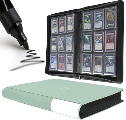 Classeur top loader pour ranger 288 cartes sous étuis rigides sans les rayer