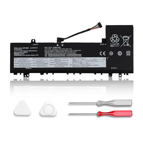 Image of L23B3PK1 L23M3PK1 Laptop Battery for Lenovo IdeaPad Slim 5-14Q8X9 5-14IMH9 5-16IMH9 5-15IRU9 5-16AHP9 Series 11.31V 57Wh Replacement Compatible with L23D3PK1 L23X3PK1