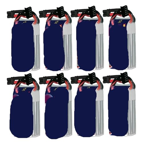 Batterie pour drone C25 C30 850mAh 4S 15.2V 120C avec connecteur XT30 - Lot de 8 pièces