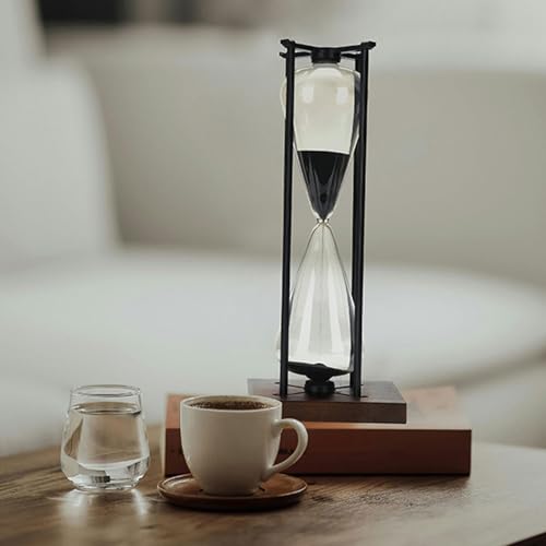 Minuteur de bureau en sable blanc pour optimiser sa concentration