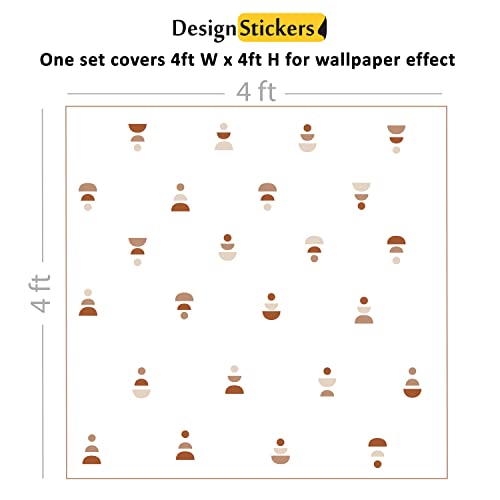 Boho Geometric Wall Decals For Girls Bedroom - Kids Wall Stickers Playroom Nursery Classroom Daycare Decor #TOP3