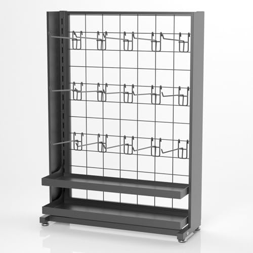 Estante de almacenamiento de refrigerios para la organización eficiente de comercios y negocios