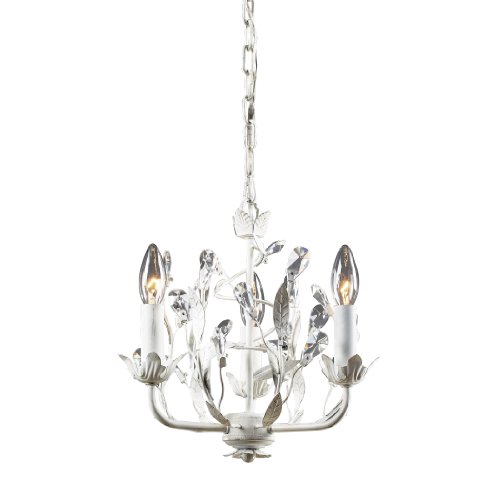 Elk Lighting 18112/3 Circeo Three Light Chandelier, Antique White