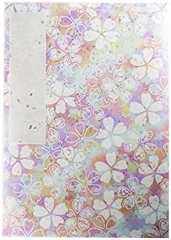 Amazon 京都伏見の御朱印帳 手染京友禅和紙 かわいい 花柄 Mサイズ16ｘ11センチ 48ページ ビニールカバー付き 奉書紙 Fs 11m 朱印帳 集印帳 文房具 オフィス用品