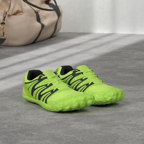 Image of Oranginer Men's Barefoot Shoes Wide Toe Box Comfy Breathable Quick Dry 5 Fingers Shoes for Men Green Size 9.5