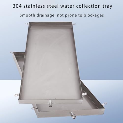 Bandeja universal de recolección de agua para aire acondicionado exterior de acero inoxidable 5