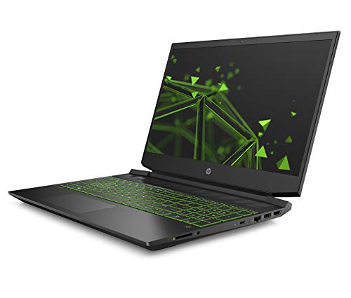 HP Pavilion Gaming Laptop 15,6 Zoll FHD IPS 144Hz Display, AMD Ryzen 5 5600H, 8GB DDR4 RAM, 512GB SSD, Nvidia GeForce GTX 1650 4GB, Windows 11, QWERTZ Tastatur, Schwarz/Grün - Image 4
