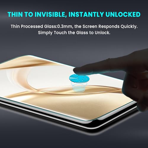 Image of FIRST MART Military-Grade UV Tempered Glass for Honor 200 5G with Edge to Edge Full Screen Coverage, Cable Protector and Easy Installation kit