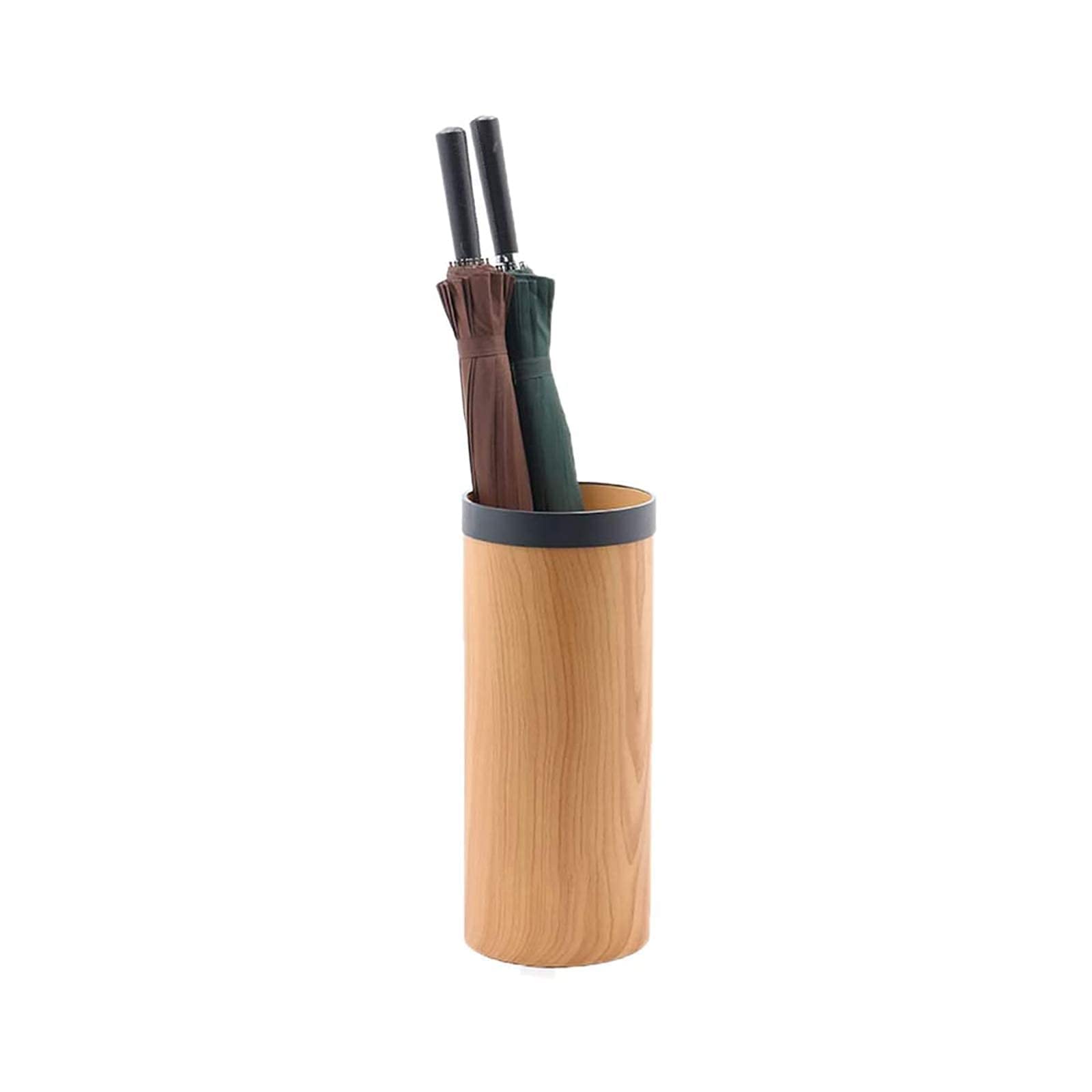 Porte-parapluies entrée de bureau et maison seau de stockage en bois LUNEZY