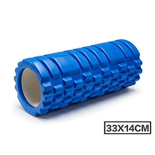 H-B Rodillo De Espuma Fit Nation para Masaje Muscular, Rodillo Muscular Ultraligero De Núcleo Hueco para Alivio Profundo del Dolor En Las Piernas Doloridas Y El Cuerpo,Azul