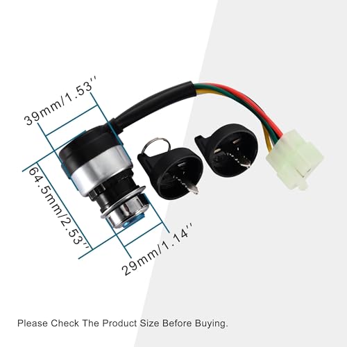 Interruptor de encendido de 5 pines para ATV de 110cc 125cc y 250cc 2