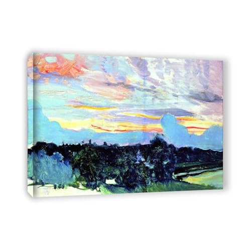 Impressions sur toile Boris Kustodiev Forest 85x60cm sans cadre pour salon