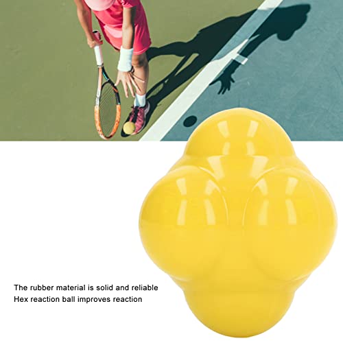 Reaction Catch Ball, Reaction Ball Professioneel multifunctioneel rubber voor het versterken van de behendigheid(Geel) - Afbeelding 6
