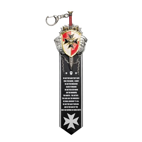 Starforged Brosche Templer schwert, Brüder, Kreuzzug, Schild, Warhammer, 40 K, Schwarz, One Size, Nicht-Edelmetall, Kein Edelstein