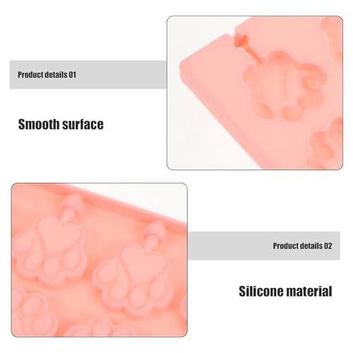 Molde Silicona Huellas de Gato para Hielo y Dulces miniatura 3