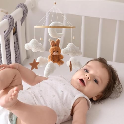 Mobile lit bébé Kle Spinner pour apaiser les pleurs et décorer la chambre d'enfant - 3