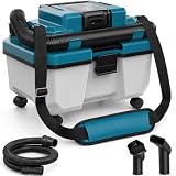 Akku Nass-Trockensauger für Makita 18V Batterie, 18 kPa Werkstattsauger